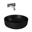 LAVOAR ROTUND LORCA NEGRU MAT 42cm