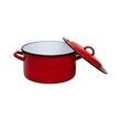 Cratiță emailată 4 l (25 cm) rosu 