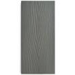 Placa gard WPC 3D ambele fete, Negru