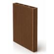 Placa gard tip scandura din WPC lemn compozit periata maro