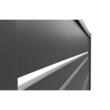 Poartă auto batantă aluminiu 3000 × 1800 mm maro Neptun