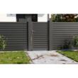 Poartă pietonală aluminiu 900 × 1800 mm jaluzea Deluxe gri antracit