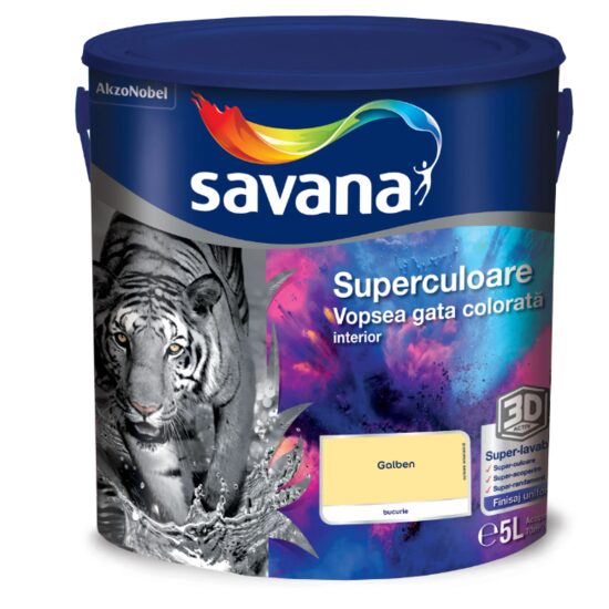 SAVANA SUPERCULOARE GALBEN-BUCURIE 5 L