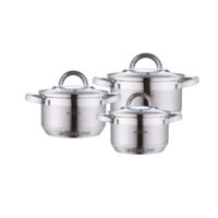 Set Cratițe Inox 6 Piese 2.1/2.9/3.9 L 