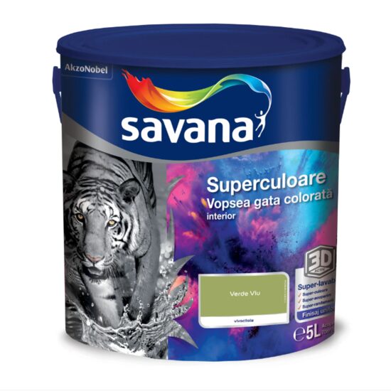 SAVANA SUPERCULOARE VERDE VIU-VIVACITATE 5 L