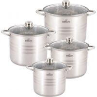 Set oale inox 8 piese 7,9 11.5,13.5 L