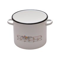 OALA EMAILATA  2 L (16 CM ) CU DECOR + CAPAC VEF