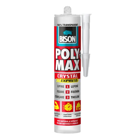 ADEZIV POLYMAX TRANSPARENT CRISTAL  BISON 300G T428977