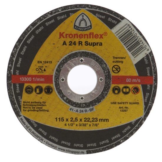 DISC FLEX KLINGSPOR 115x2.5X22 INOX