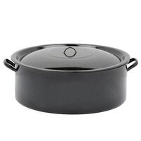 CRATITA EMAILATA JOASA  11 L (34 CM) +CAPAC VEF