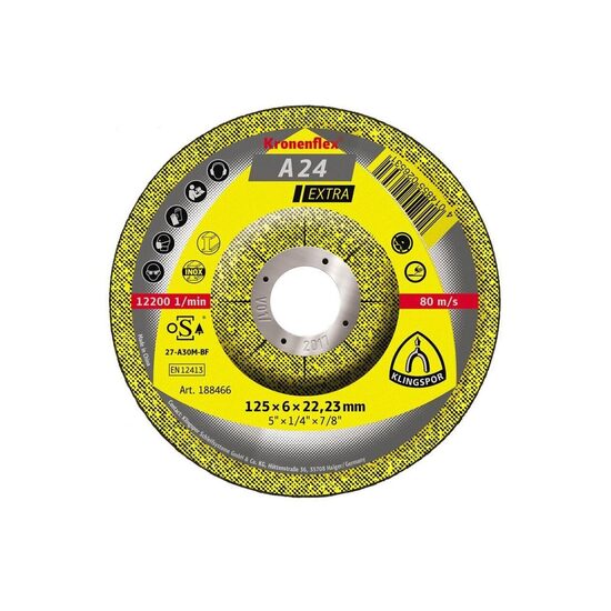 Disc Flex Klingspor, Inox, 125x1.6 mm