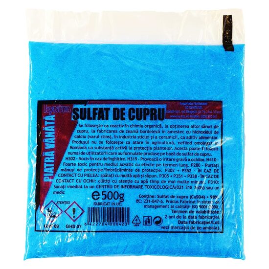 SULFAT DE CUPRU TEHNIC 1/2 KG (40)