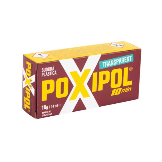 Poxipol Adeziv transparent, pentru metal, plastic, lemn, ceramica 16g/14ml