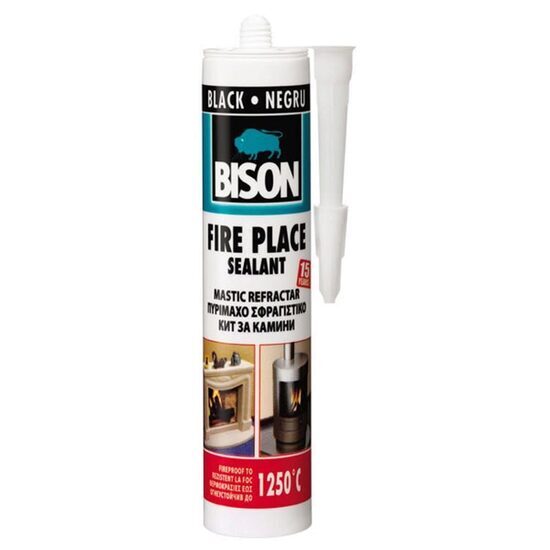 SIICON NEGRU BISON CEMENT MASTIK 530G