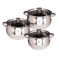 Set Oale Inox 6 Piese 5.5/7/8.5L