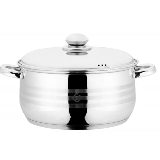 Cratiță inox cu capac inox 4 L 22 cm