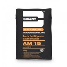 DURAZIV AM15 CU KAUCIUC ADEZIV GRESIE-FAIANTA FLEXIBIL EXT 20 KG (48)