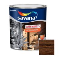 Lac pentru lemn Savana Ultra Rezist nuc interior si exterior 0.75l