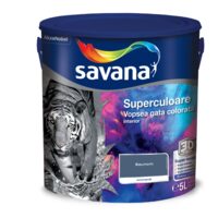 Vopsea lavabila colorata Savana Superculoare de interior 5l bleumarin-extravaganta aspect mat