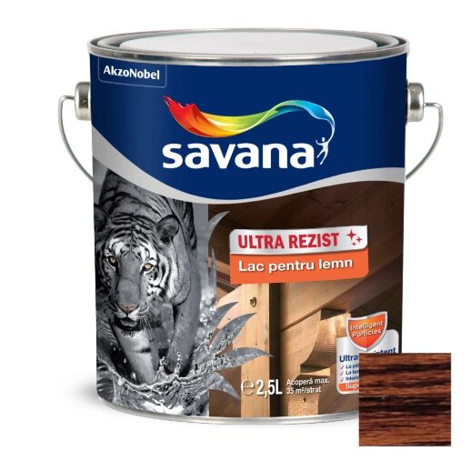 Lac pentru lemn Savana Ultra Rezist wenge interior si exterior 2.5l