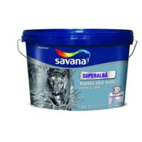 Vopsea superlavabila interior Savana 3D cu latex alb mat 8.5l