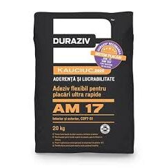 DURAZIV AM17 ADEZIV FLEXIBIL PT.PLACARI ULTRA RAPIDE 20 KG (48)