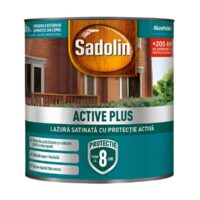 SADOLIN ACTIVE PLUS WB LAZURA SATINATA -APA TEAK 0.75 L(6)