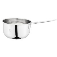 Cratiță inox cu coadă 1 L 14 cm