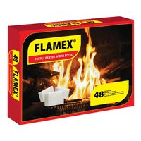 BRICHETE (PTR.APRINS FOCUL FLAMEX ROSU ) CUBURI ALBE (48)(32)(96138000)