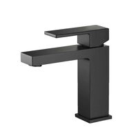 BATERIE LAVOAR CUBEFIELD NEGRU, cu montaj pe lavoar