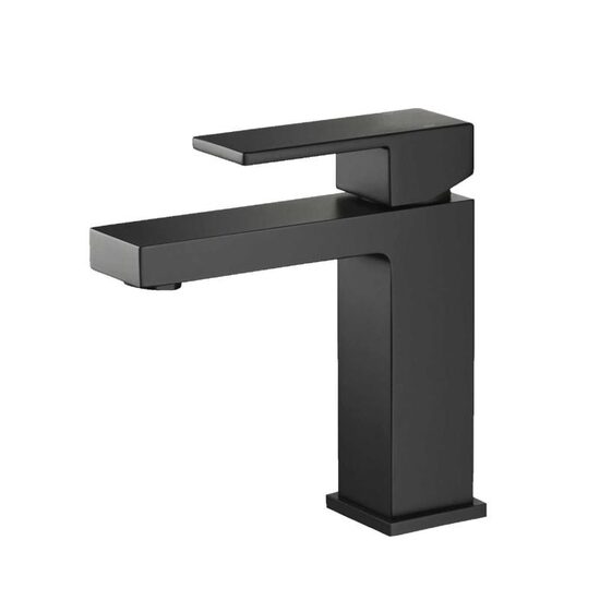 BATERIE LAVOAR CUBEFIELD NEGRU, cu montaj pe lavoar