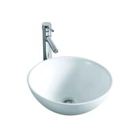 LAVOAR ROTUND ORLANDO ALB 40cm