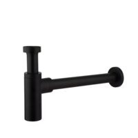 SIFON SCURGERE LAVOAR ROTUND NEGRU