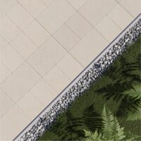 BORDURA PAVAJ ROMA 80X20X5 SILVER