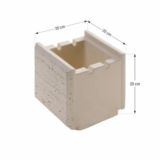 TRAVERSTONE BLOCK 20X20X20 SMOKE 72BUC/PAL