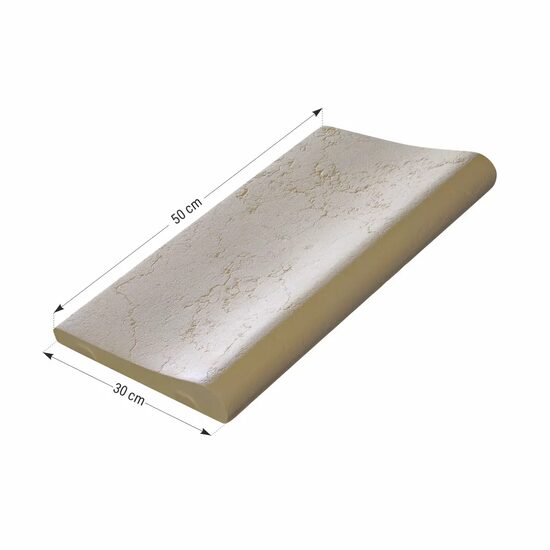 BORDURA PISCINA ROMA DREAPTA 50*30 - SMOKE