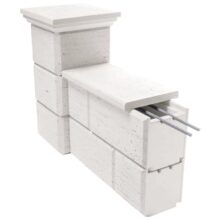 CAPAC INTERVAL GARD ROMA 50X35X3 WHITE 60BUC/PAL