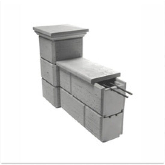 CAPAC INTERVAL GARD ROMA 50X30X3 SILVER