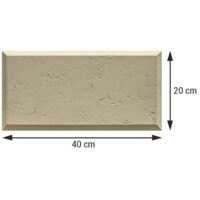 PIATRA DECORATIVA ROMA 40X20X2 SMOKE