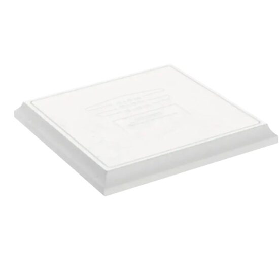 Capitel Stâlp Gard  Picurator, Alb, 30x30x4 cm
