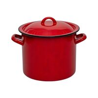 Cratiță emailată 4 l (25 cm) rosu 