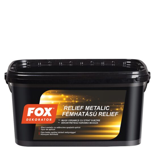 FOX DEKORATOR RELIEF METALIC 1KG AUR