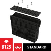 RIGOLA COLECTARE PT AVZ104 RAMA PLASTIC GRATAR COMPOZIT B125