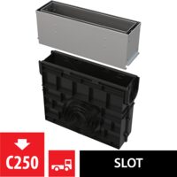 RIGOLA COLECTARE FANTA ACCES ASIMETRIC 160MM OTEL INOXIDABIL