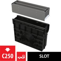 RIGOLA COLECTARE FANTA ACCES SIMETRIC 100MM OTEL INOXIDABIL