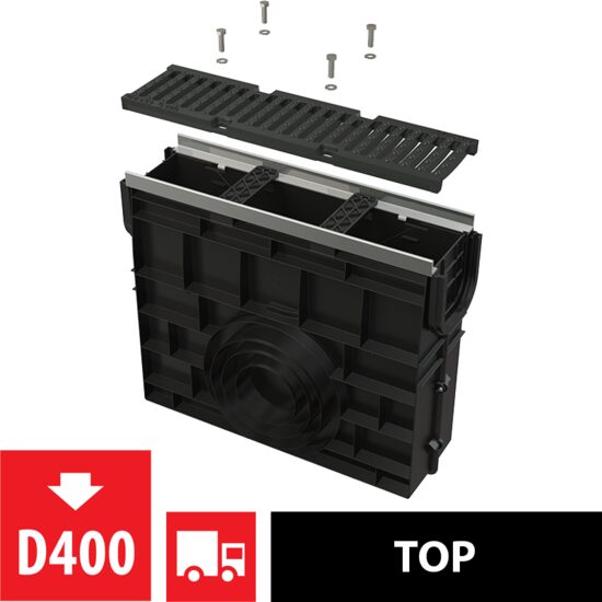 RIGOLA COLECTARE PT AVZ103 RAMA METALICA GRATAR FONTA D400