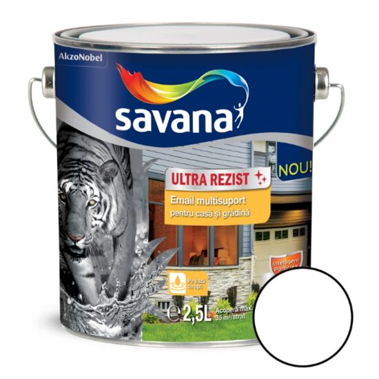 SAVANA EMAIL MULTISUPORT ULTRAREZIST BAZA APA ALB 2.5 L