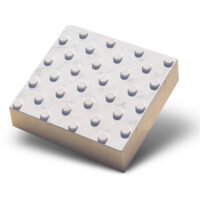 PAVAJ TACTILE CANELURI 30X30 3cm WHITE