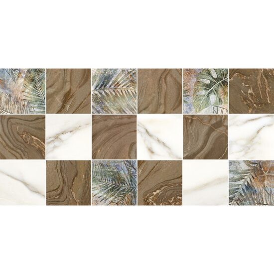 FAIANTA PORTOBELLO SQUARES BROWN 30X60