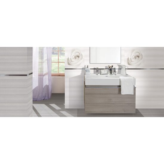 FAIANTA STRIPES GRI DESCHIS 25X50 1.38MP/CUT